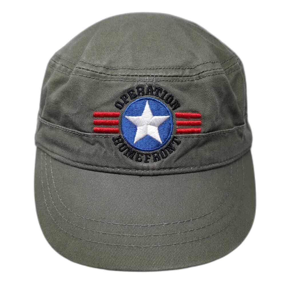 Stylemaster Army Cap Green One Size Operation Homefront Jim Beam Cotton Hat